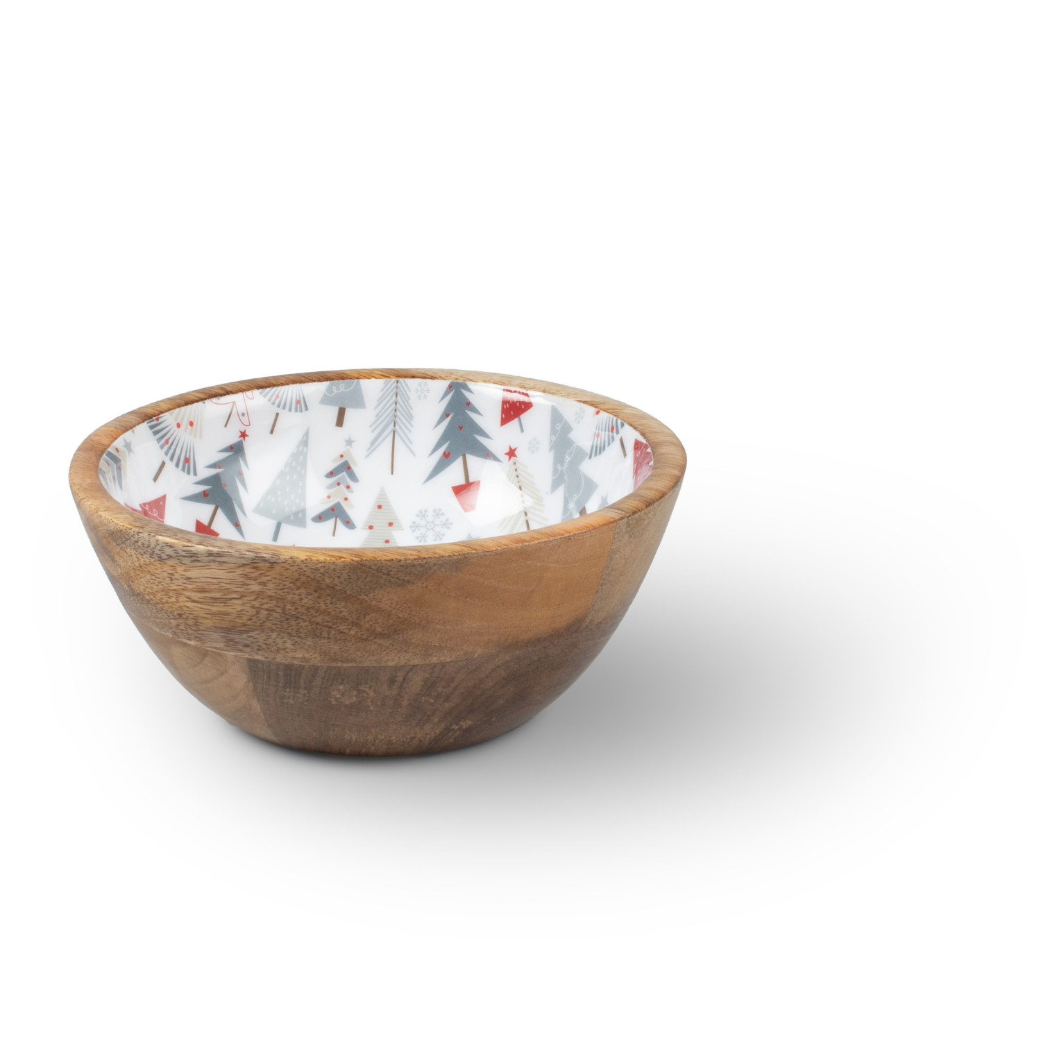 Small Bowl with Holiday Enamel, Set of 4