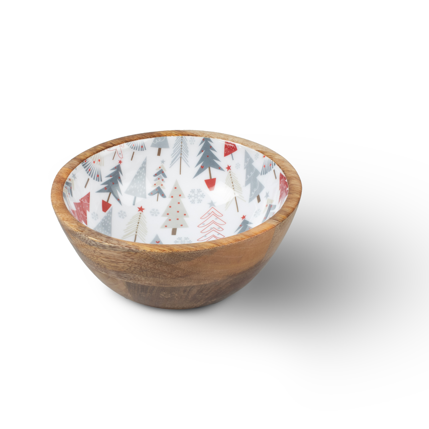 Small Bowl with Holiday Enamel, Set of 4