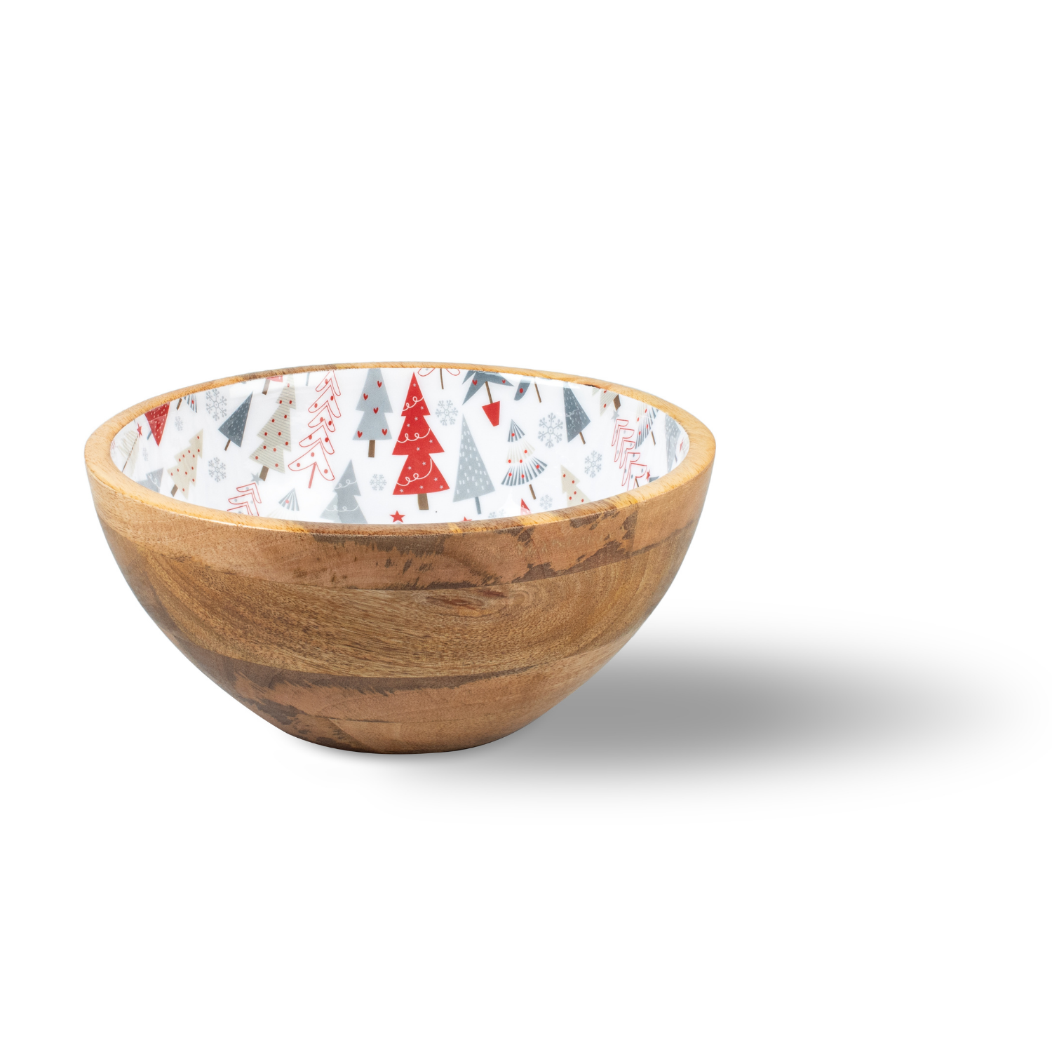 Serving Bowl and Servers with Holiday Enamel