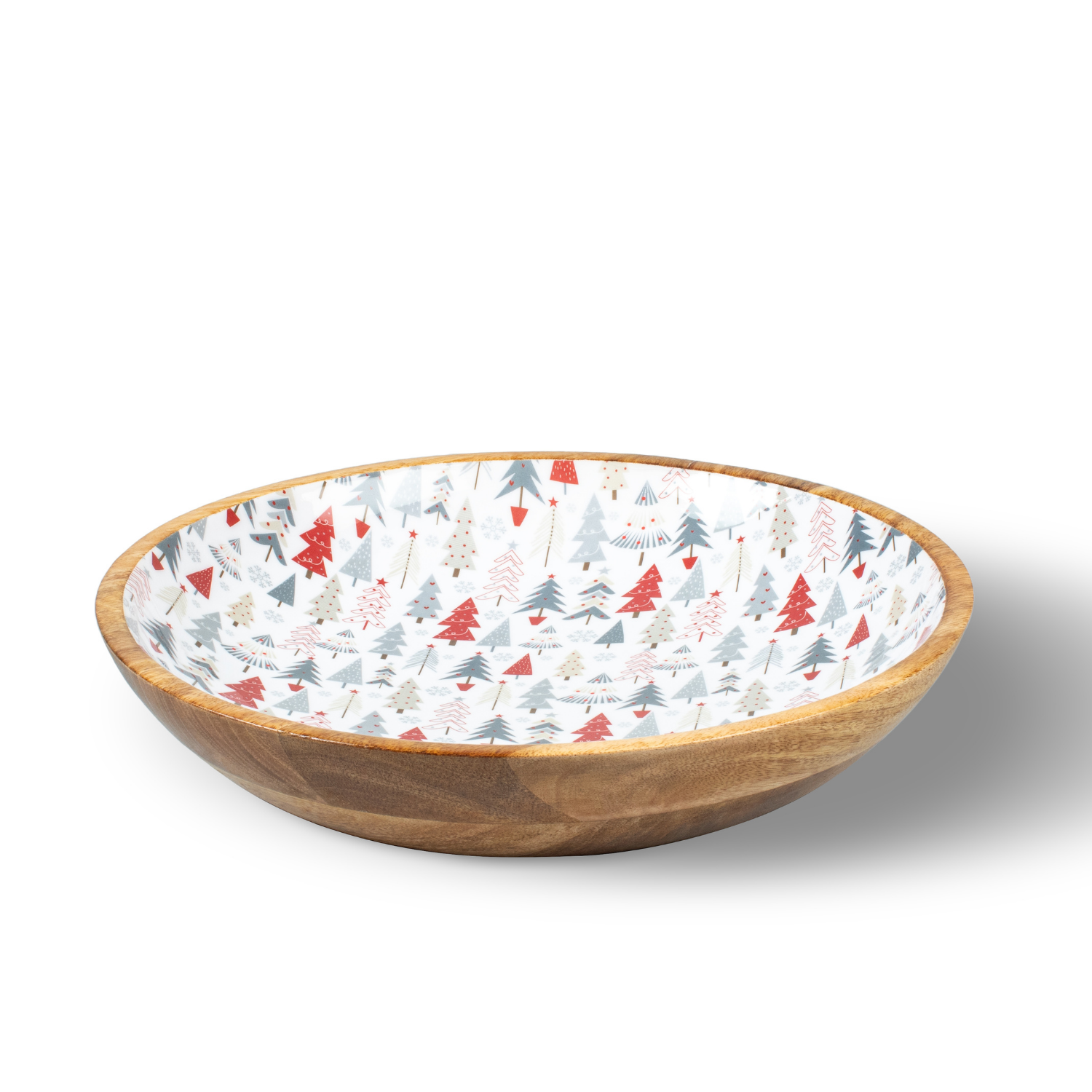 Large Bowl with Holiday Enamel