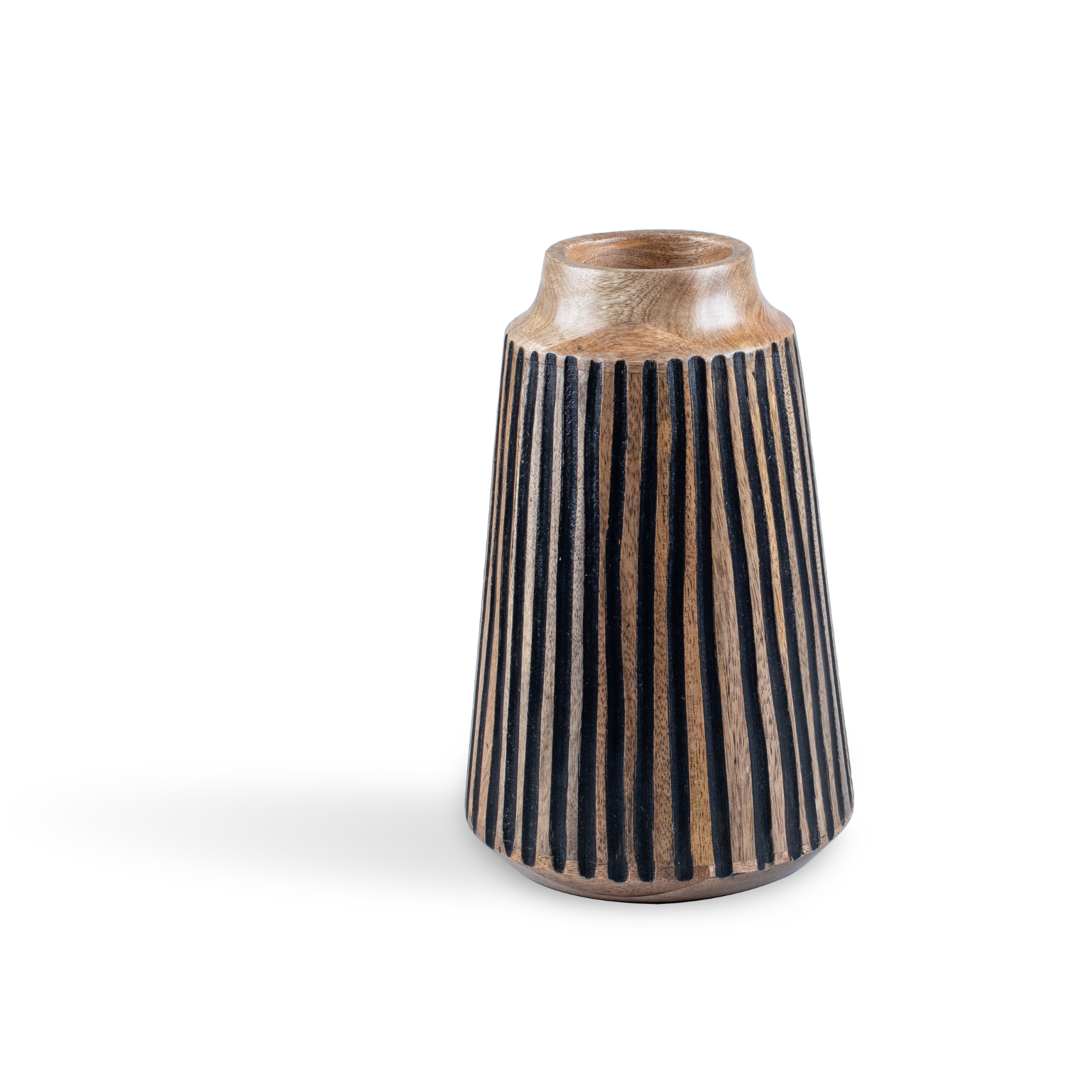 Tapered Vase with Black Lines, Large