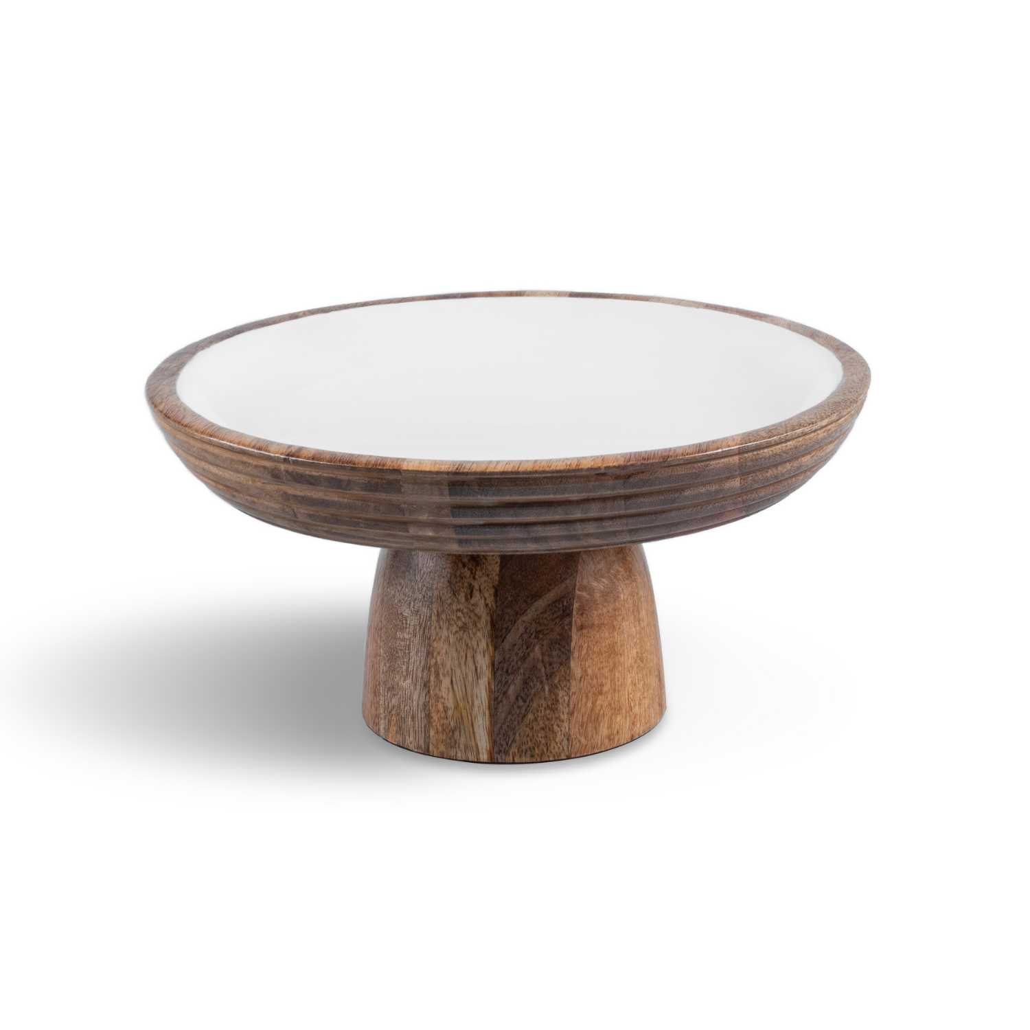 Cake Stand with White Enamel