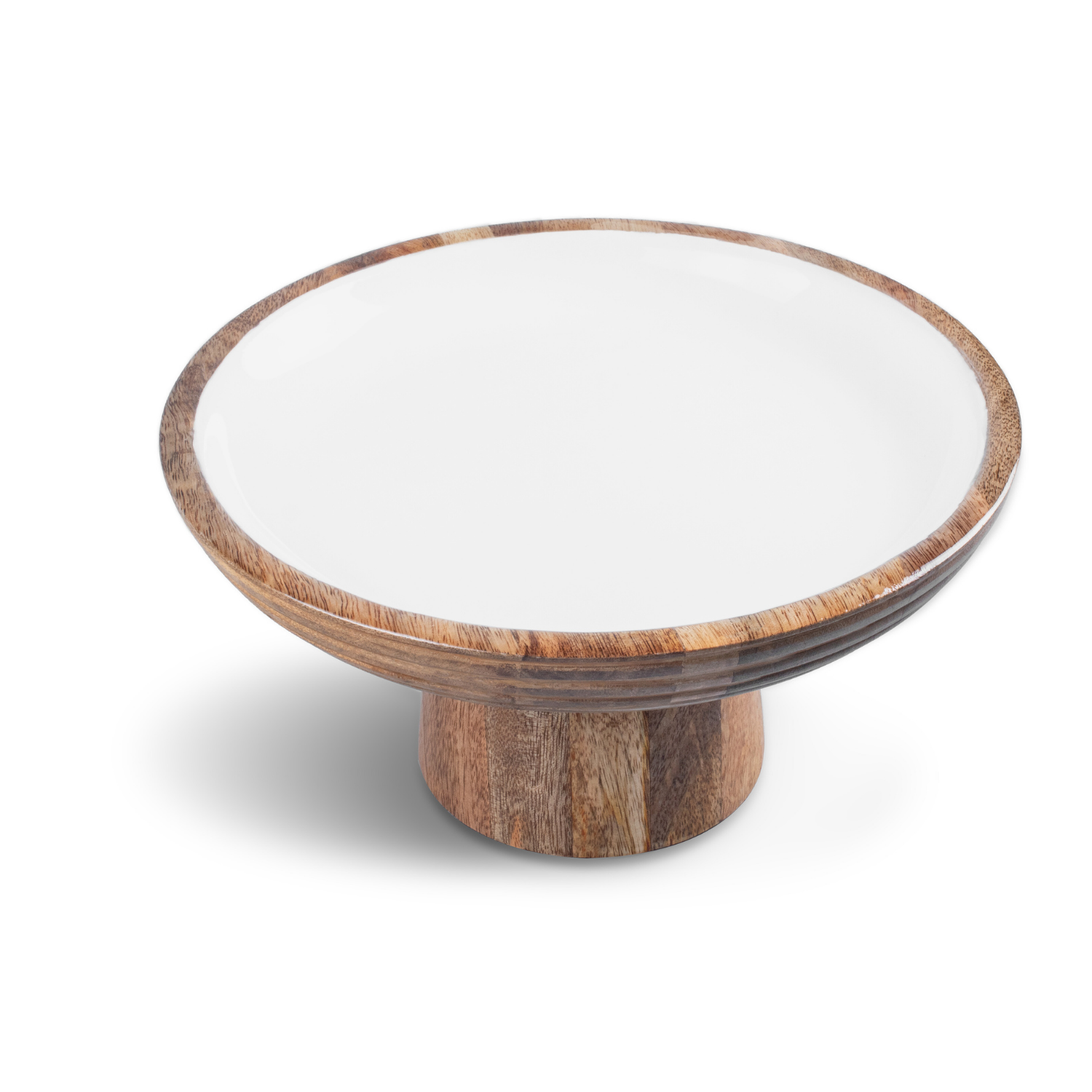 Cake Stand with White Enamel