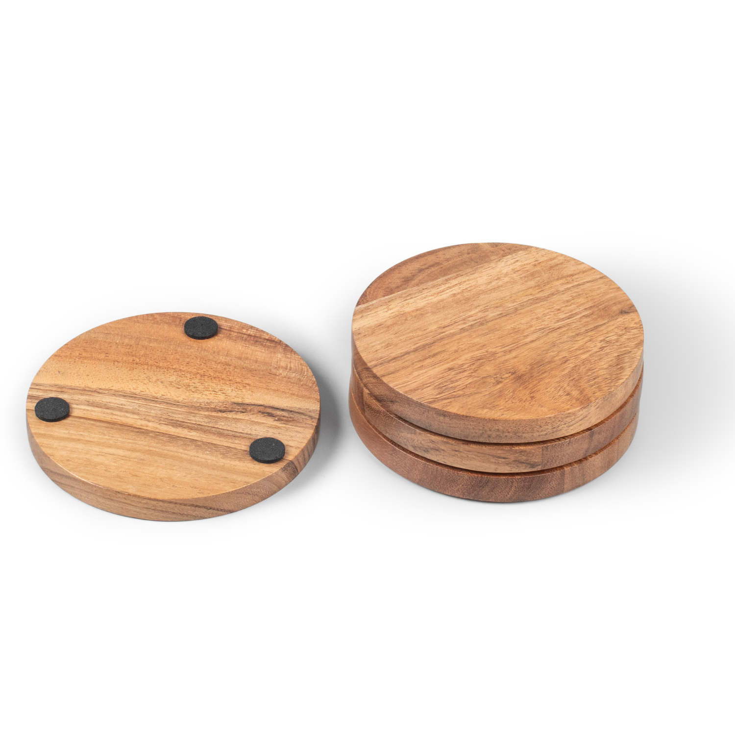 Classic Round Coasters, Set of 4