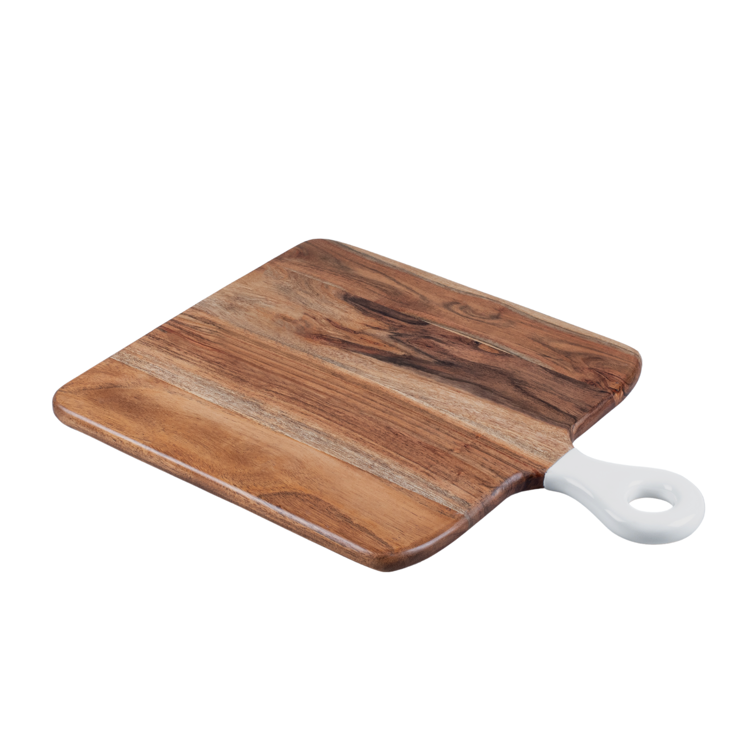 Square Large Board with White Enamel Handle