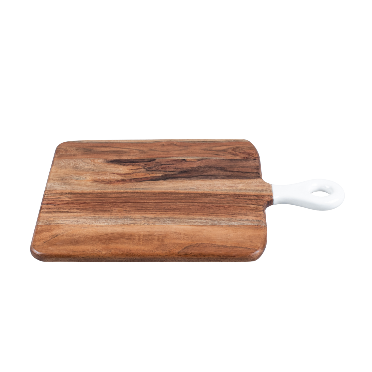 Square Large Board with White Enamel Handle