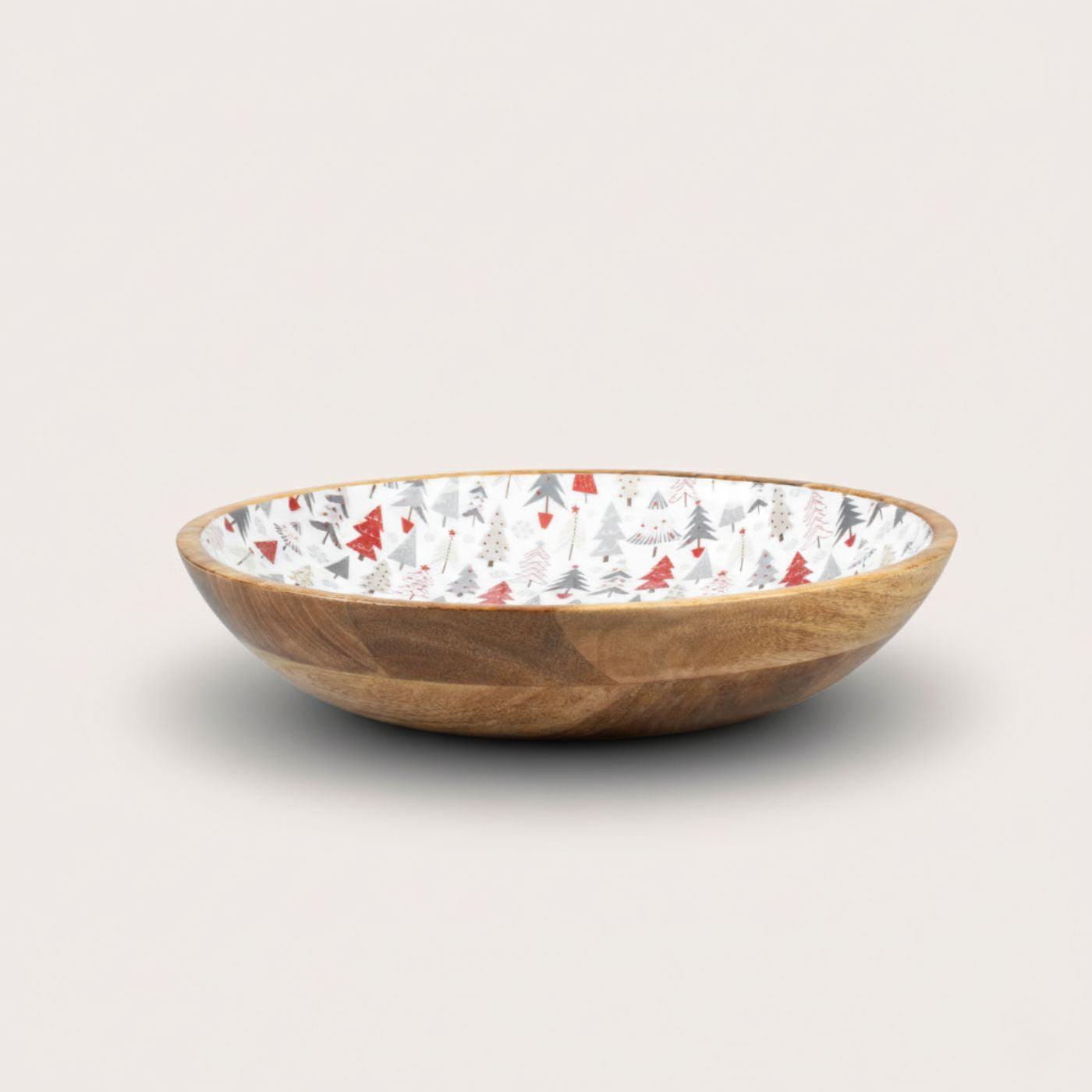 Large Bowl with Holiday Enamel