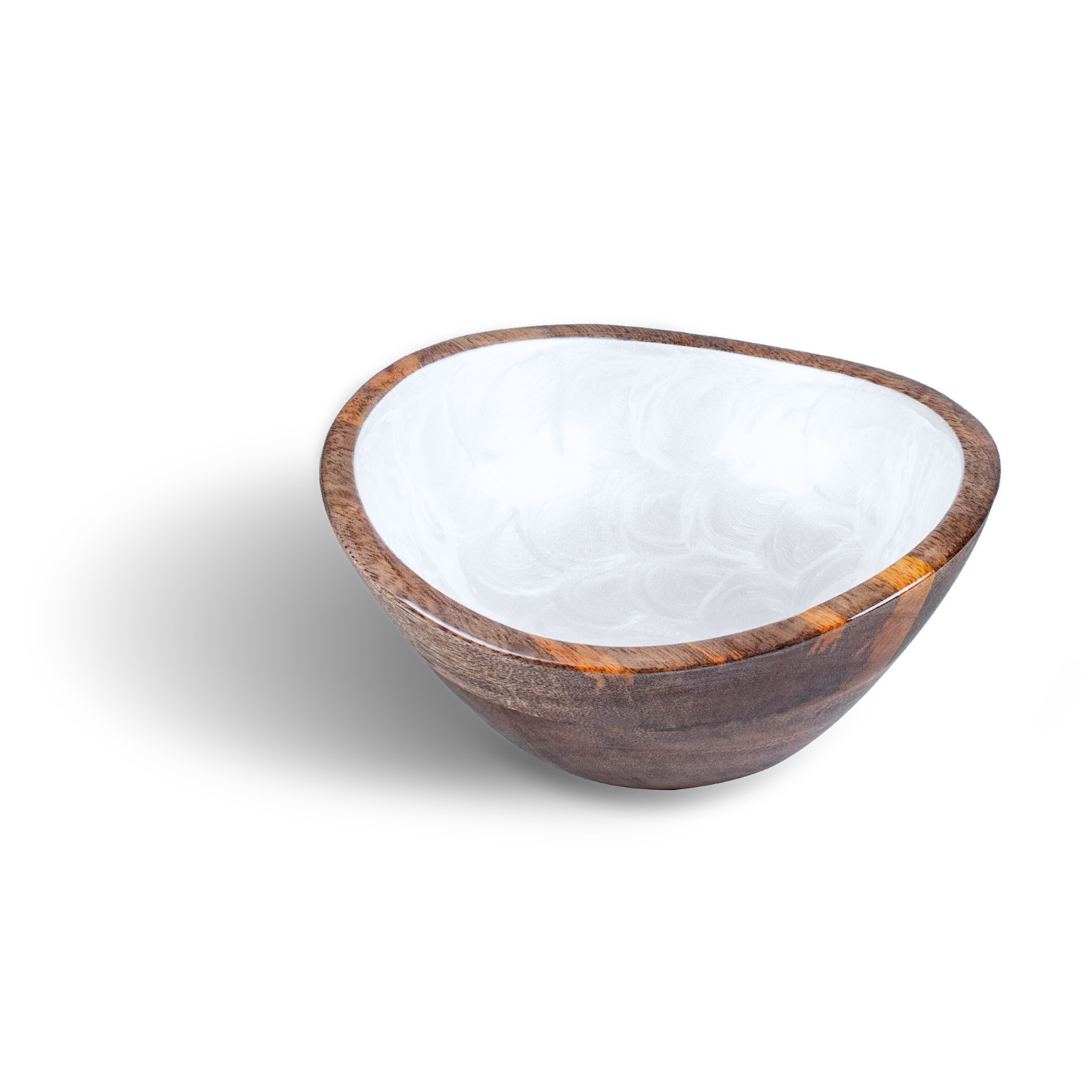 Small Bowl with Pearl Enamel, Set of 4