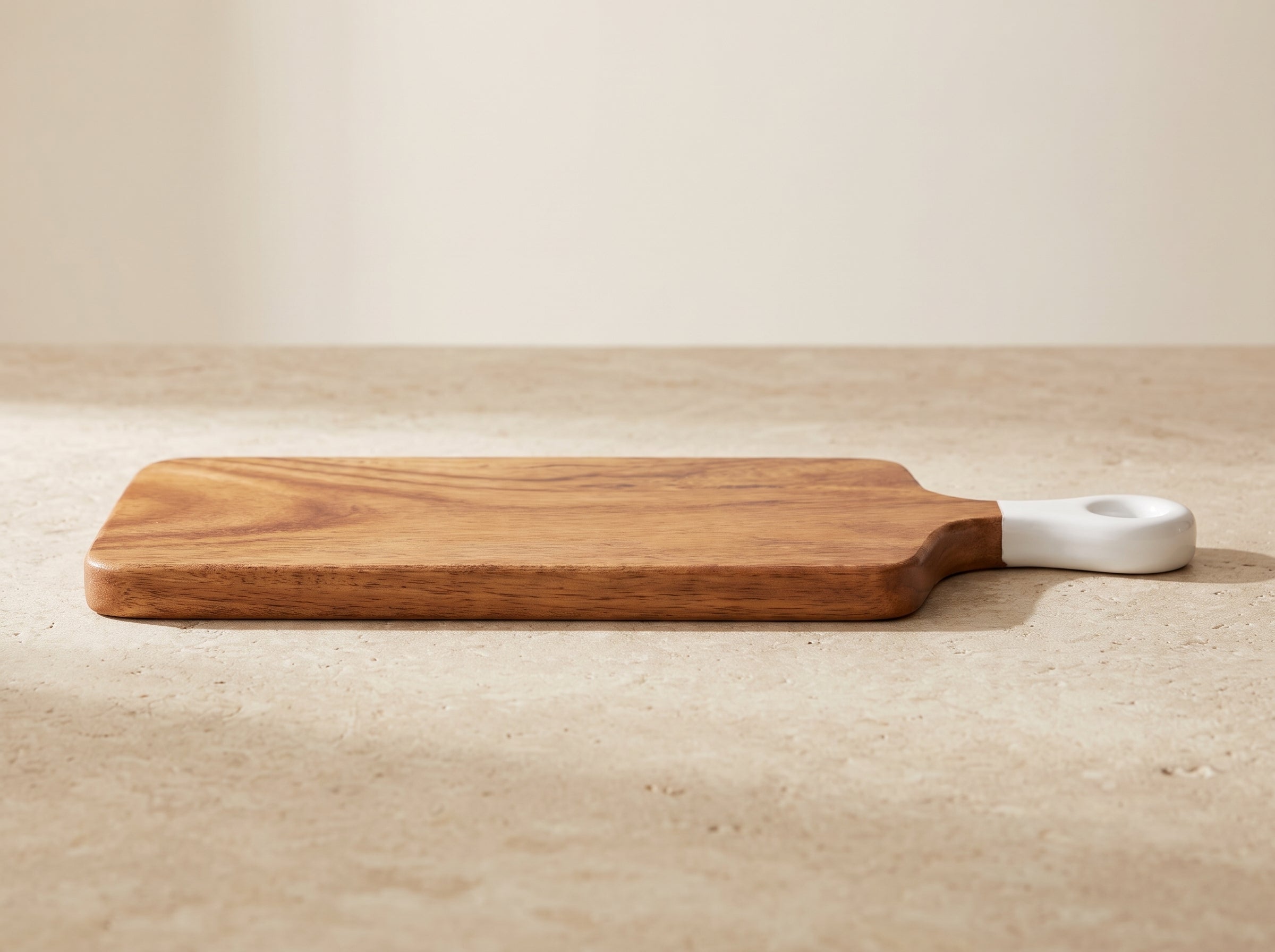 Long Board with White Enamel Handle