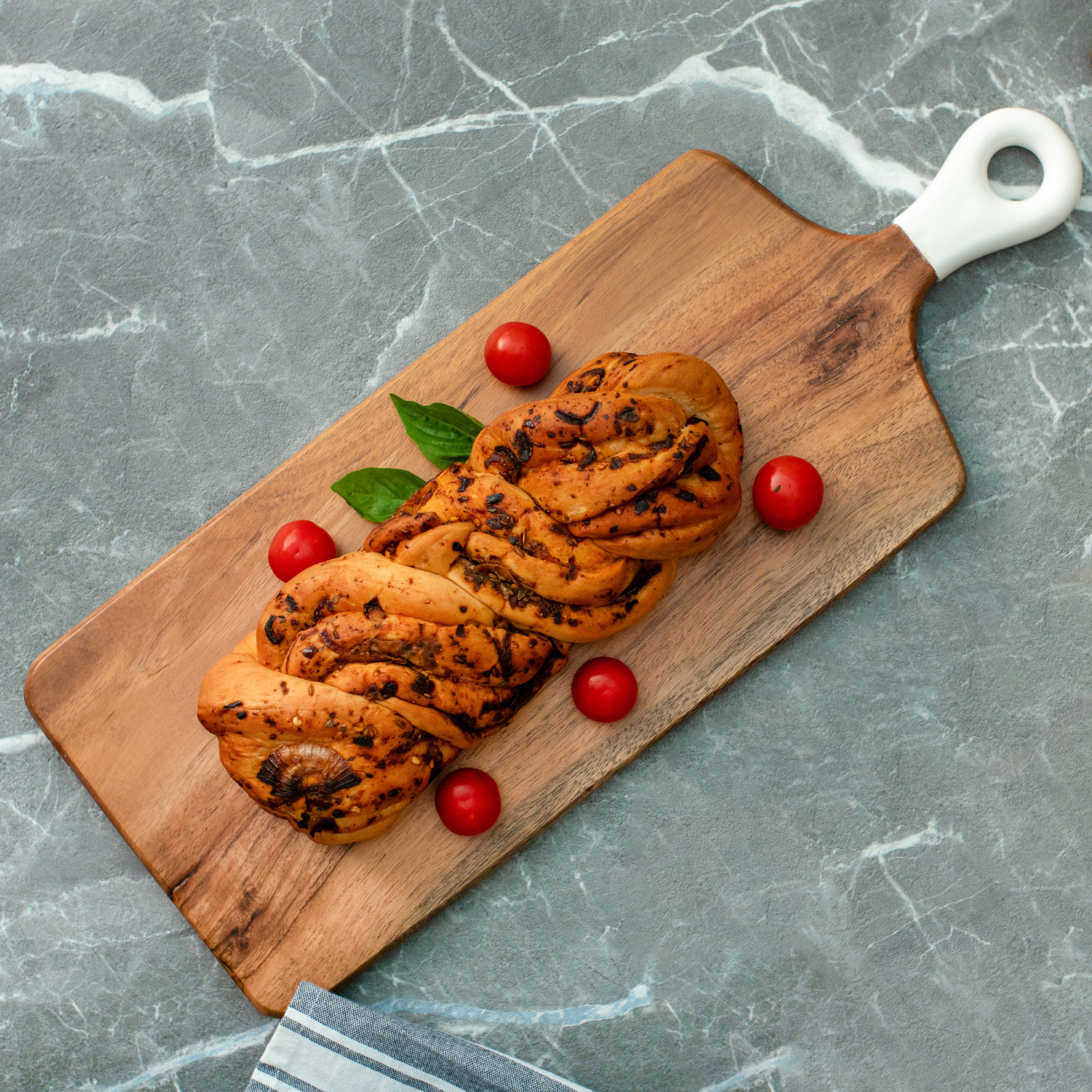 Long Board with White Enamel Handle