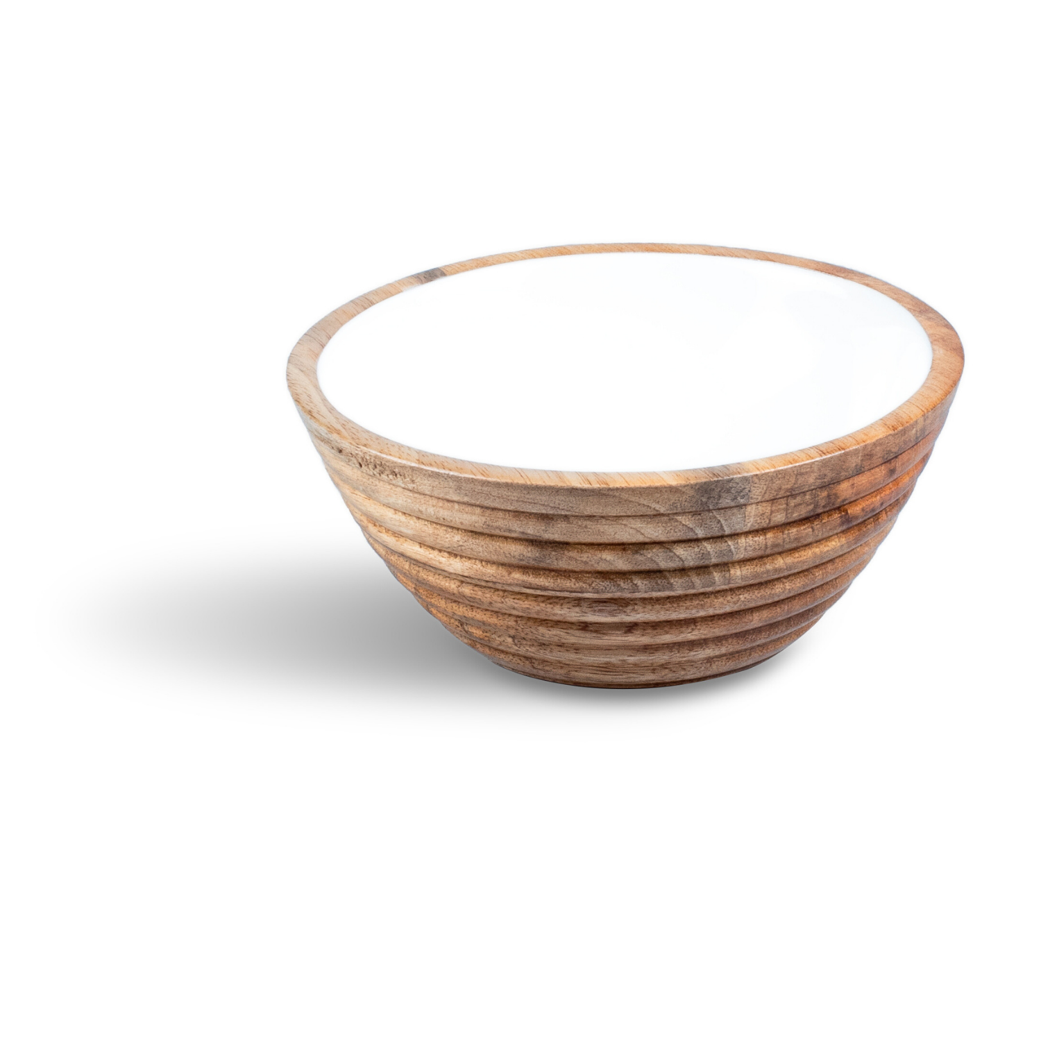 Small Bowl with White Enamel, Set of 4
