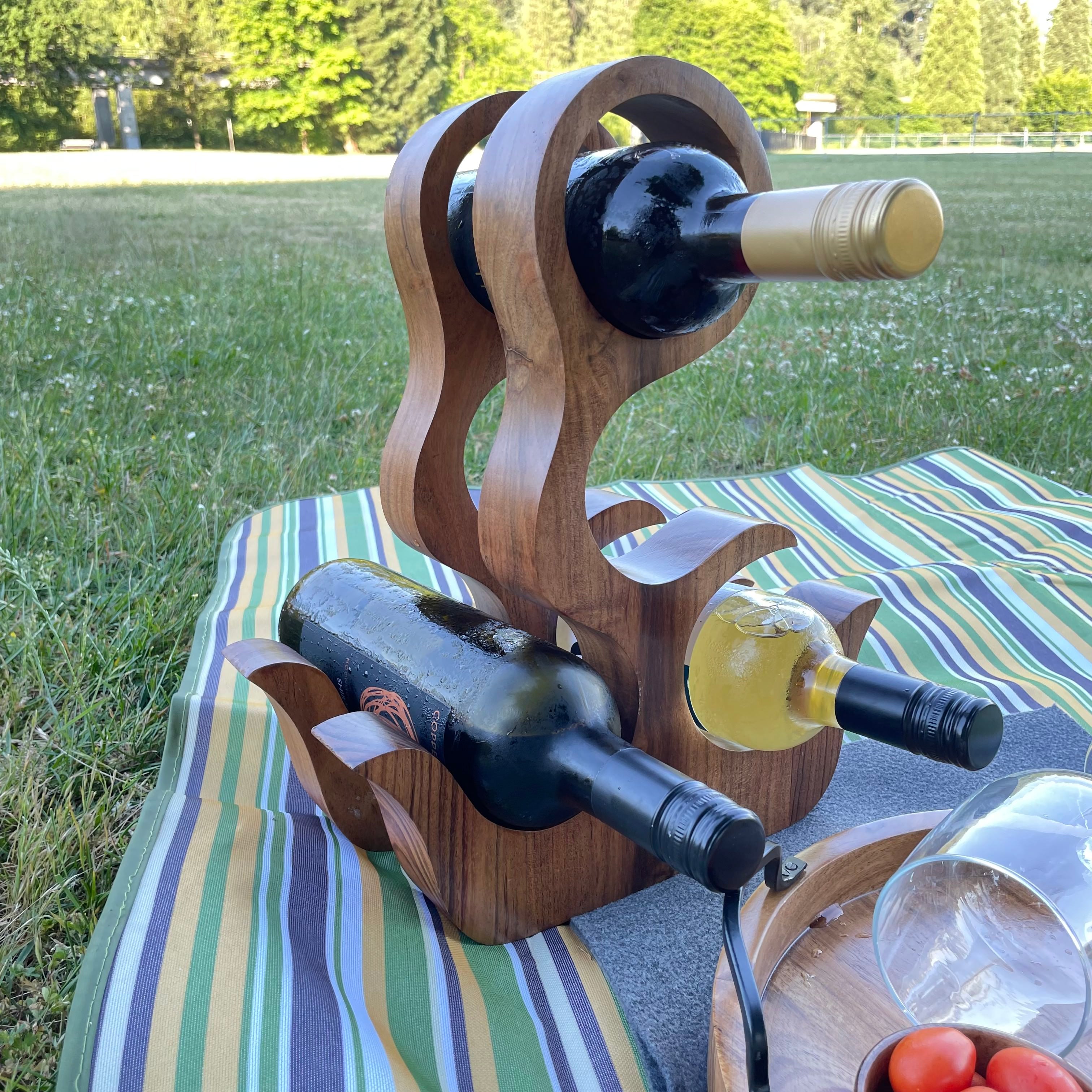 Wine Bottle Stand for 4 bottles