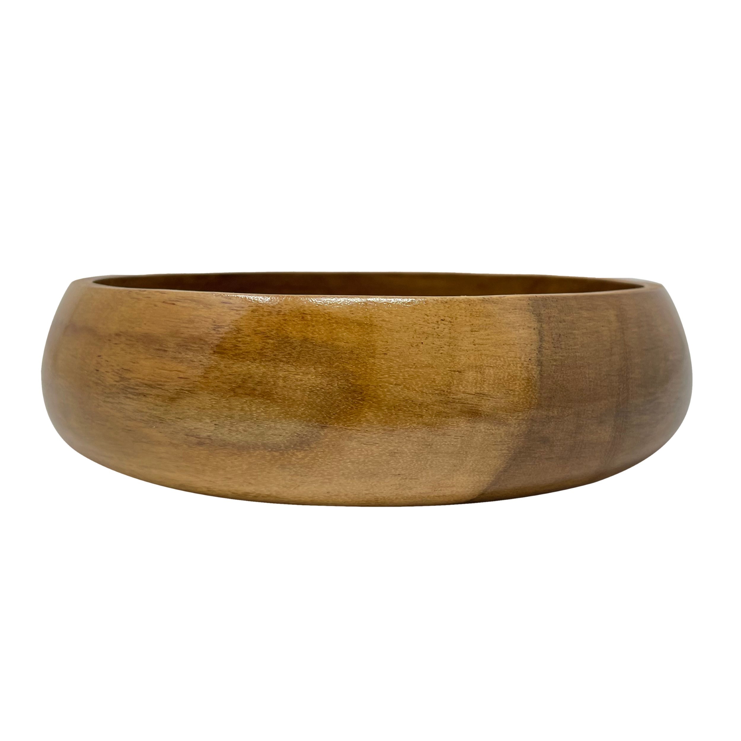 Large Serving Bowls (Set of 2), Glossy, Acacia Wood