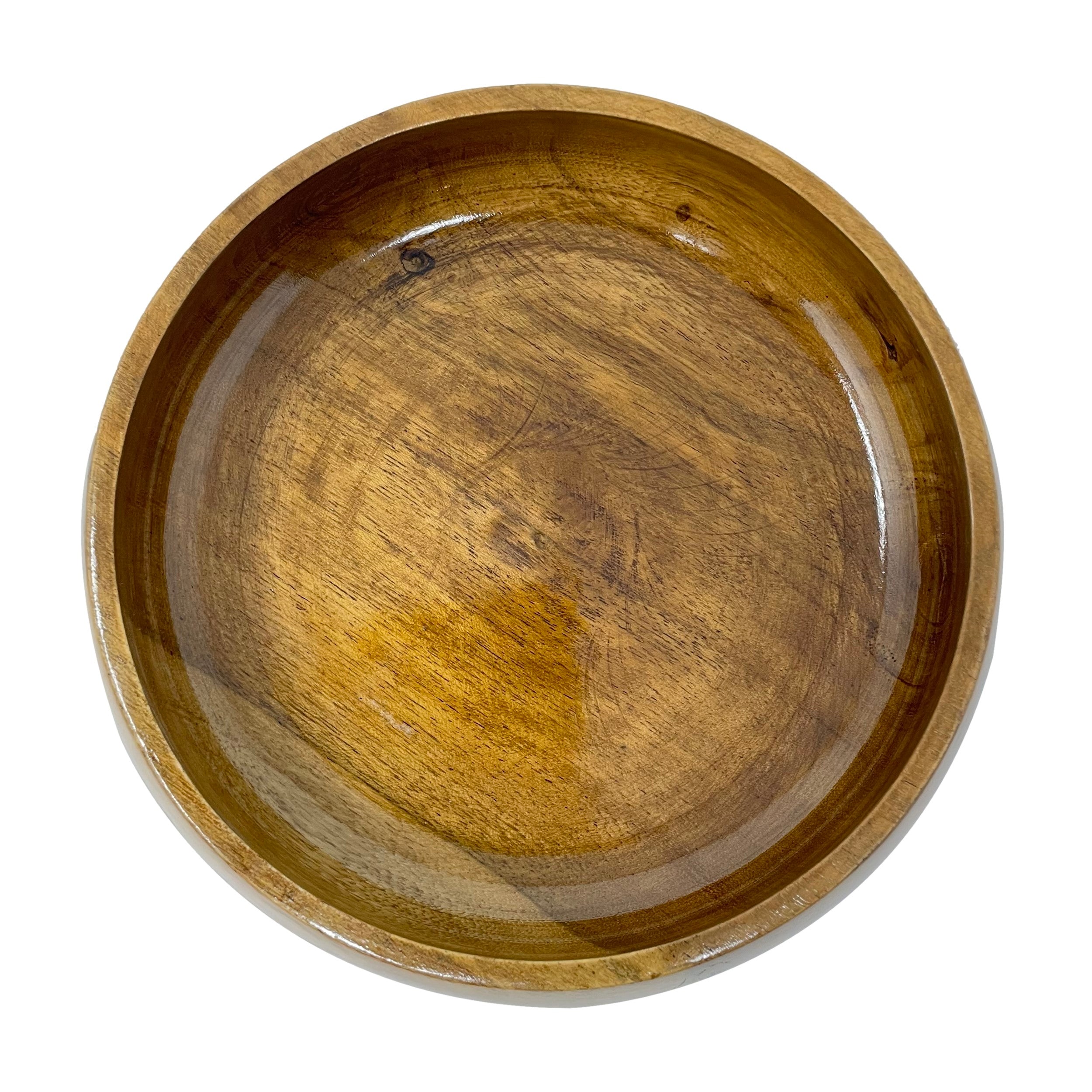 Large Serving Bowls (Set of 2), Glossy, Acacia Wood