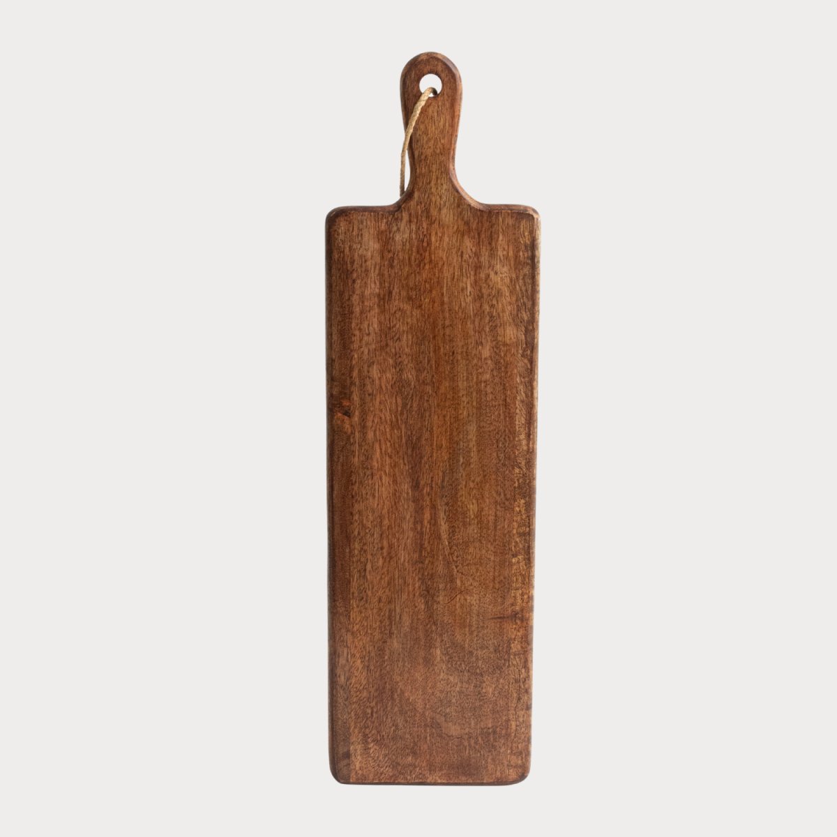 Long Mango Wood Charcuterie Board_front image- Aesthetic Living