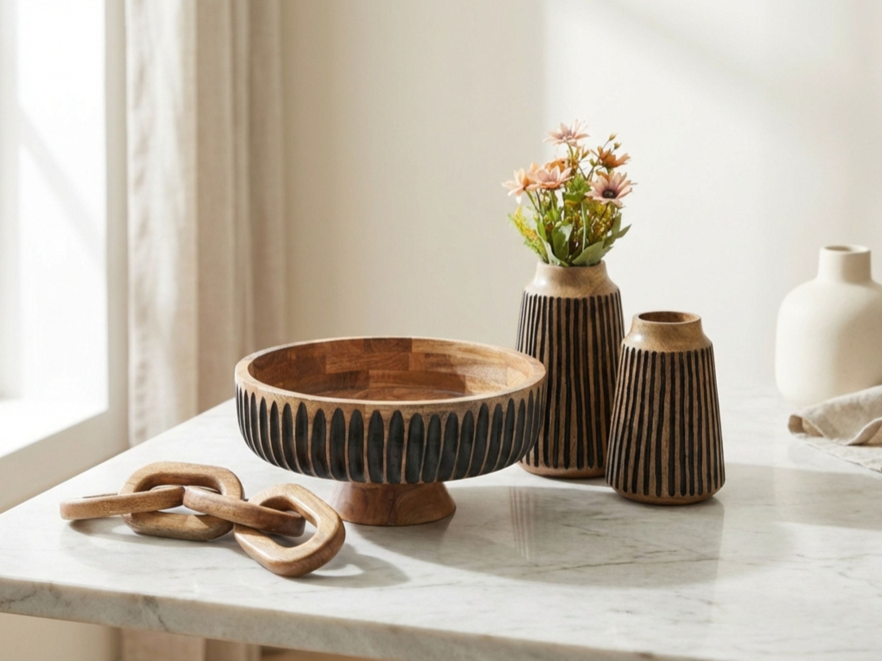 Wooden Home Decor from Aesthetic Living