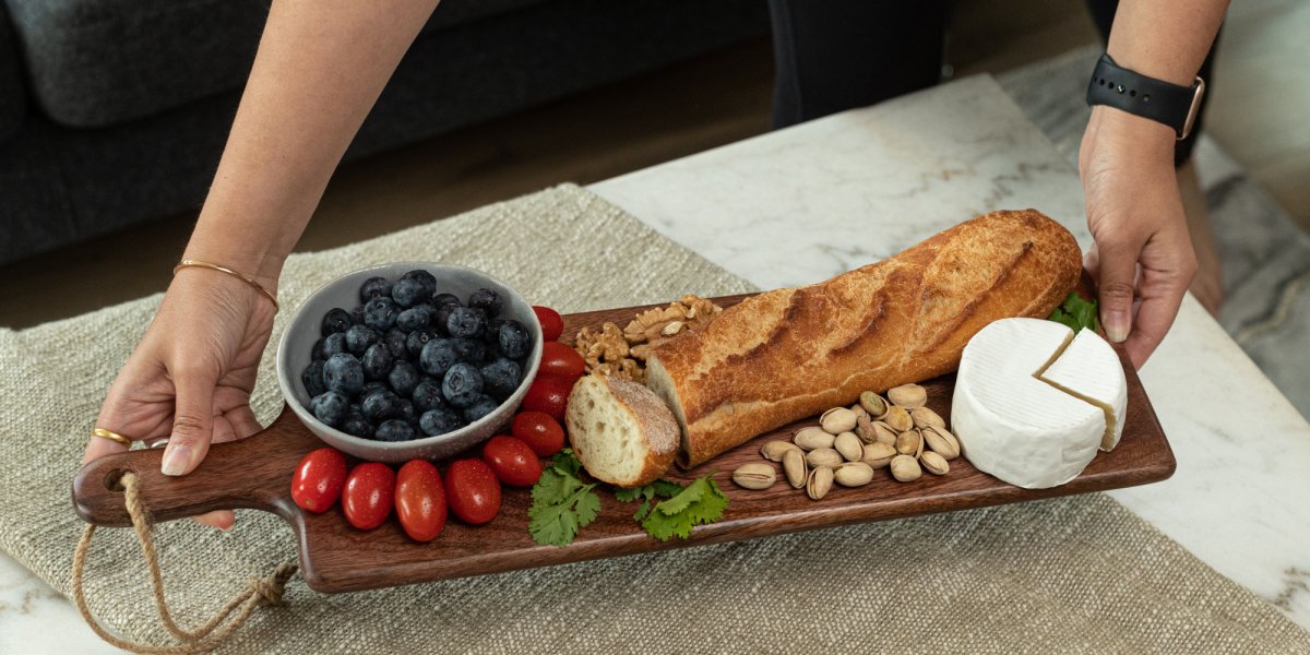 Wooden charcuterie serving boards - Aesthetic Living