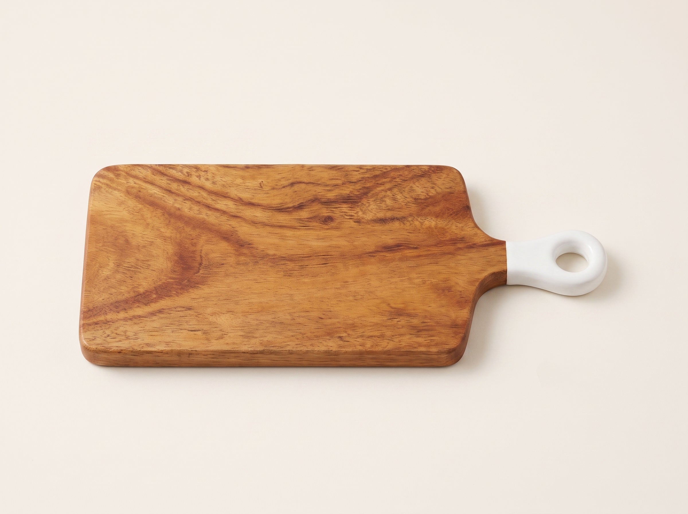 Long Board with White Enamel Handle