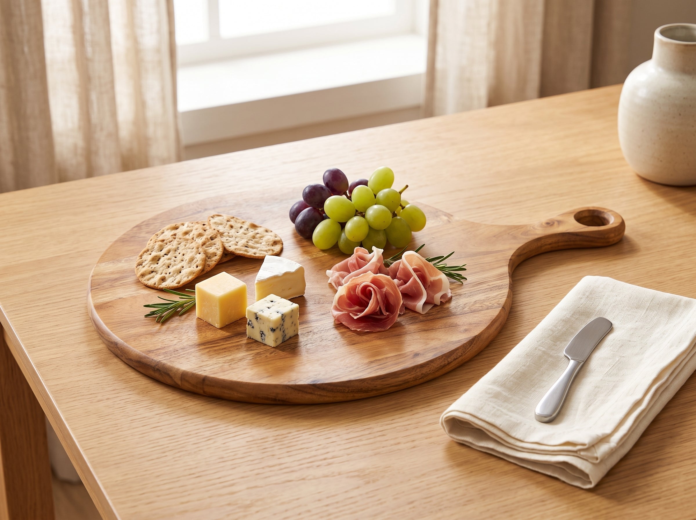 Round Board with Handle