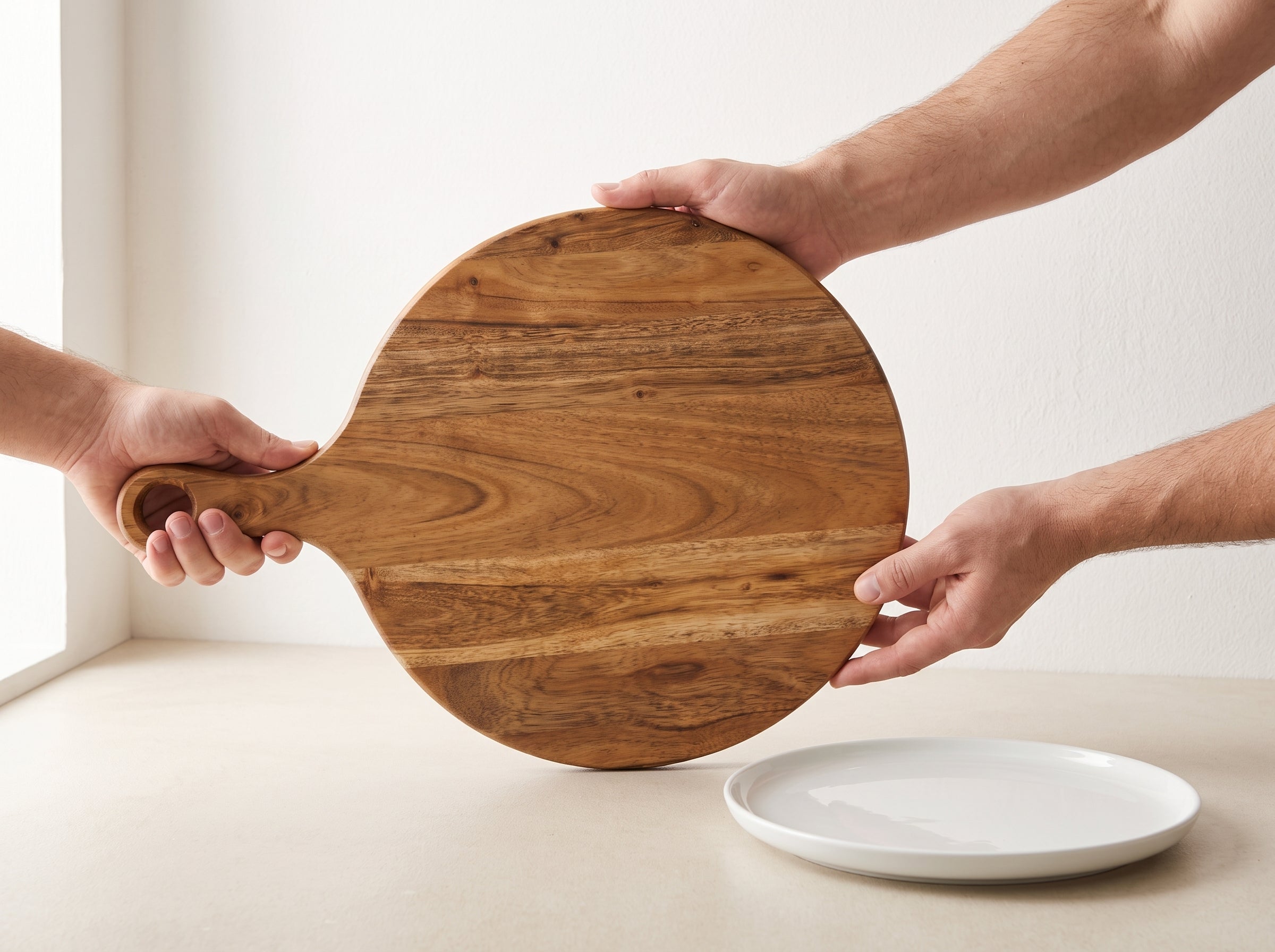 Round Board with Handle