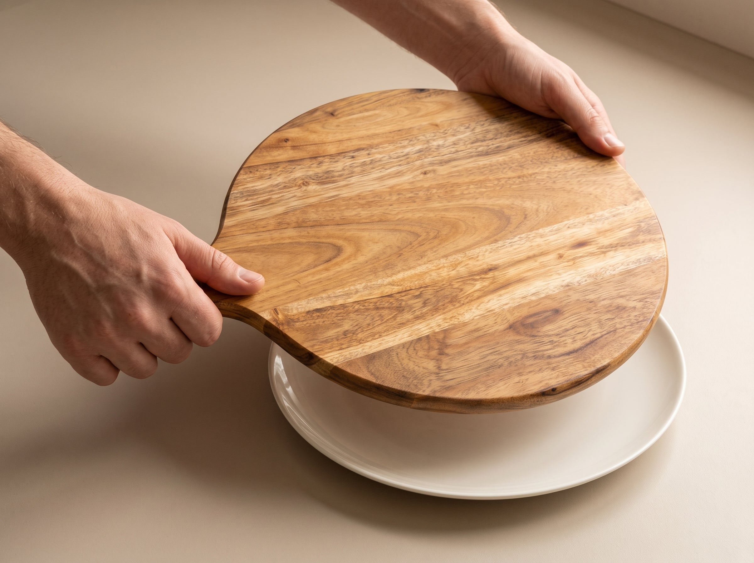 Round Board with Handle