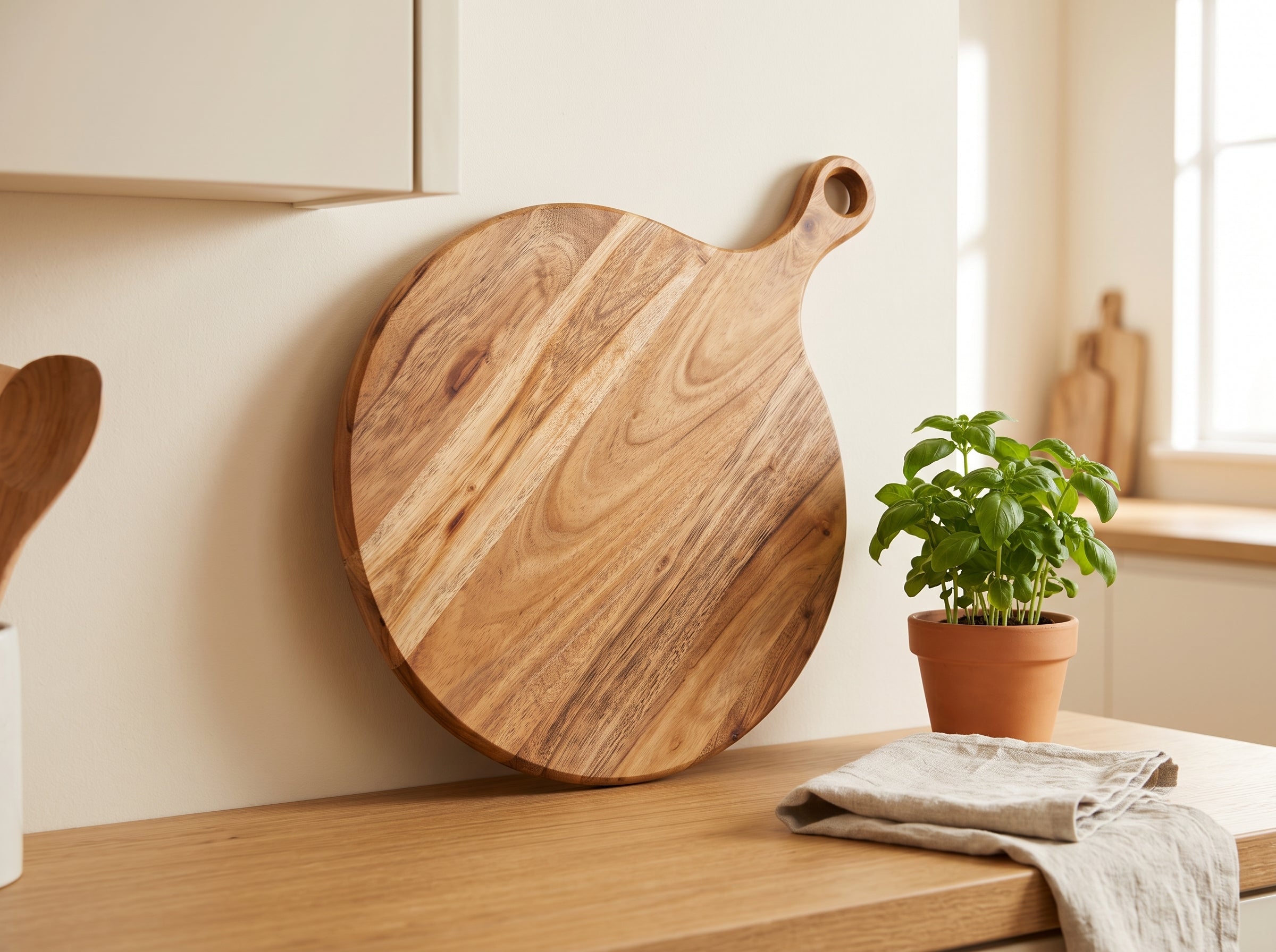 Round Board with Handle