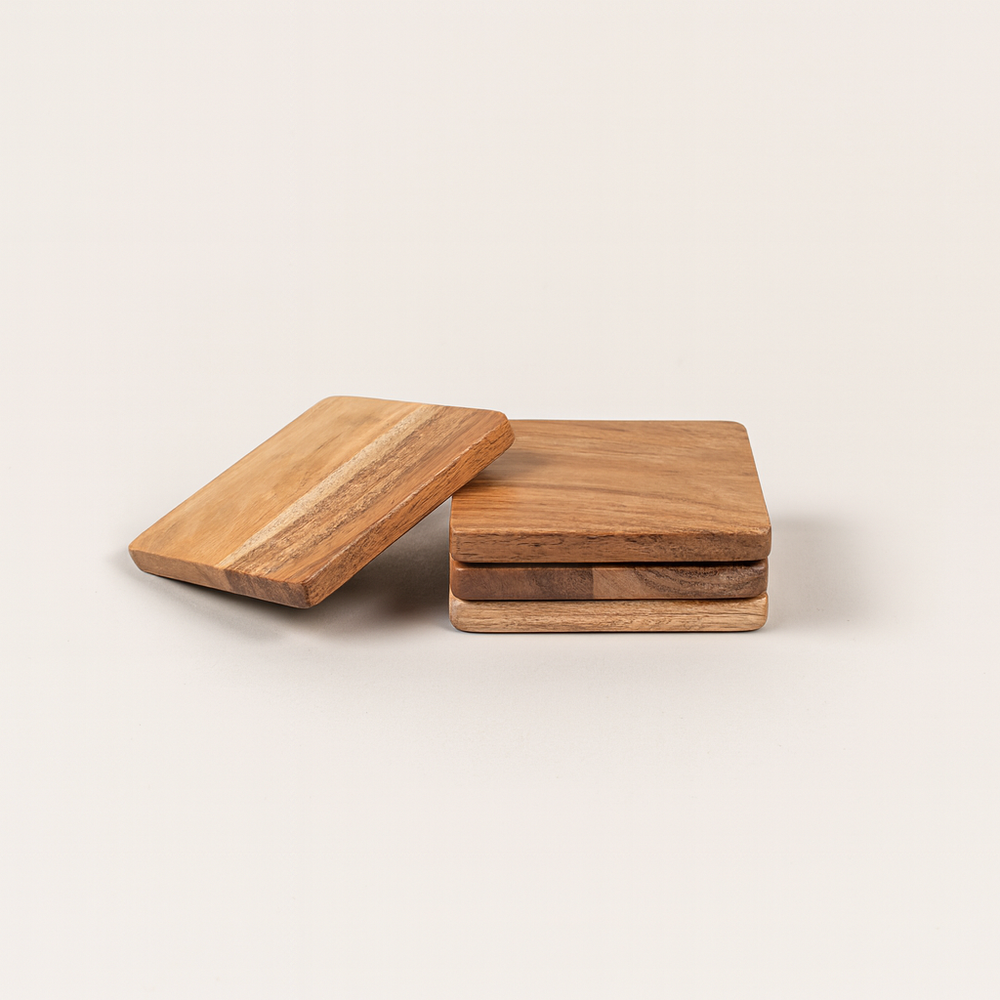 Classic Square Coasters, Set of 4 thumbnail 2