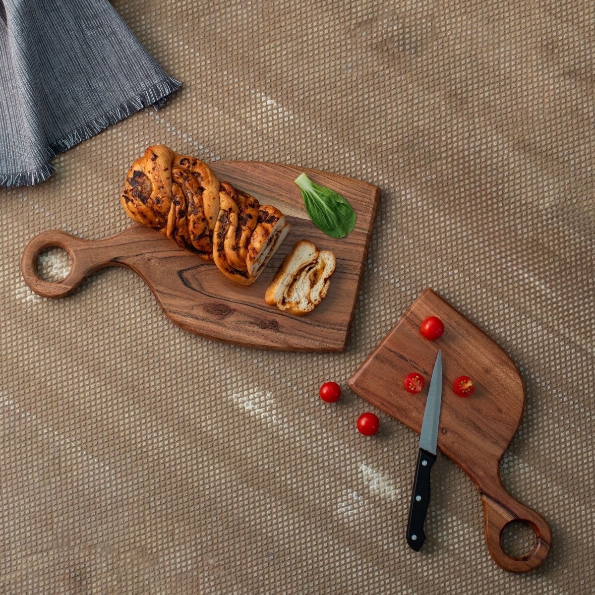 Romantic Wooden Charcuterie Boards, Set of 2