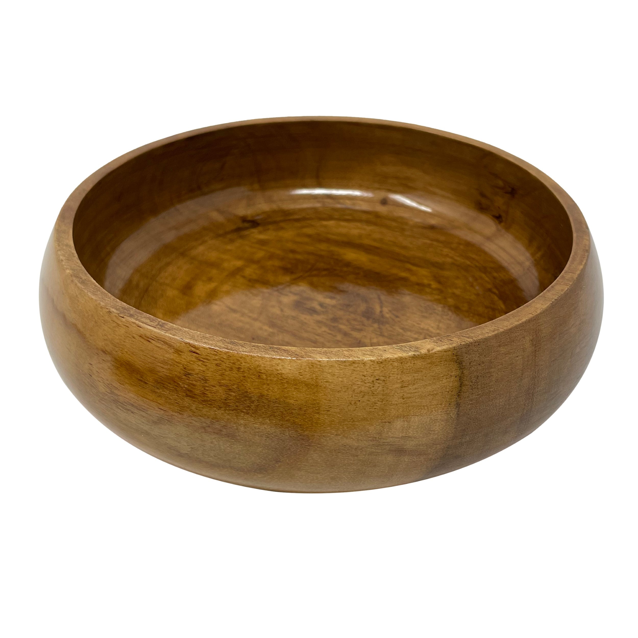 Large Serving Bowls (Set of 2), Glossy, Acacia Wood